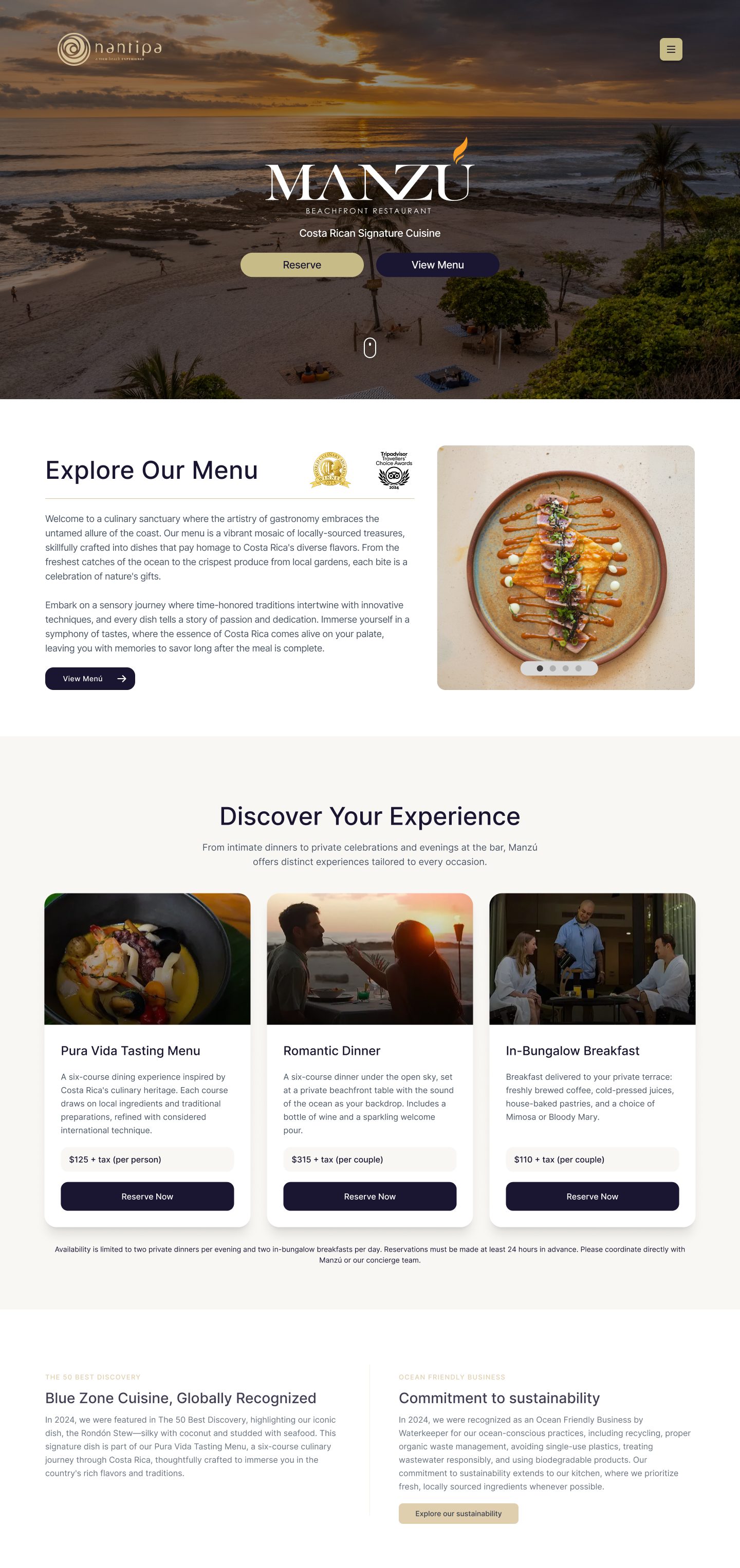 Nantipa — Manzú Restaurant